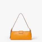 Fendi Baby B. Dark orange leather mini-bag - Image 3